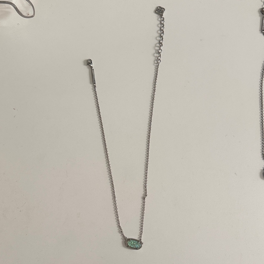 Light blue/green Kendra Scott necklace